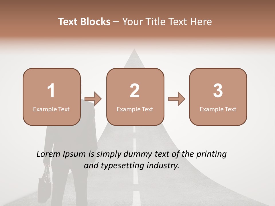 Counsel Salesperson Isolated PowerPoint Template