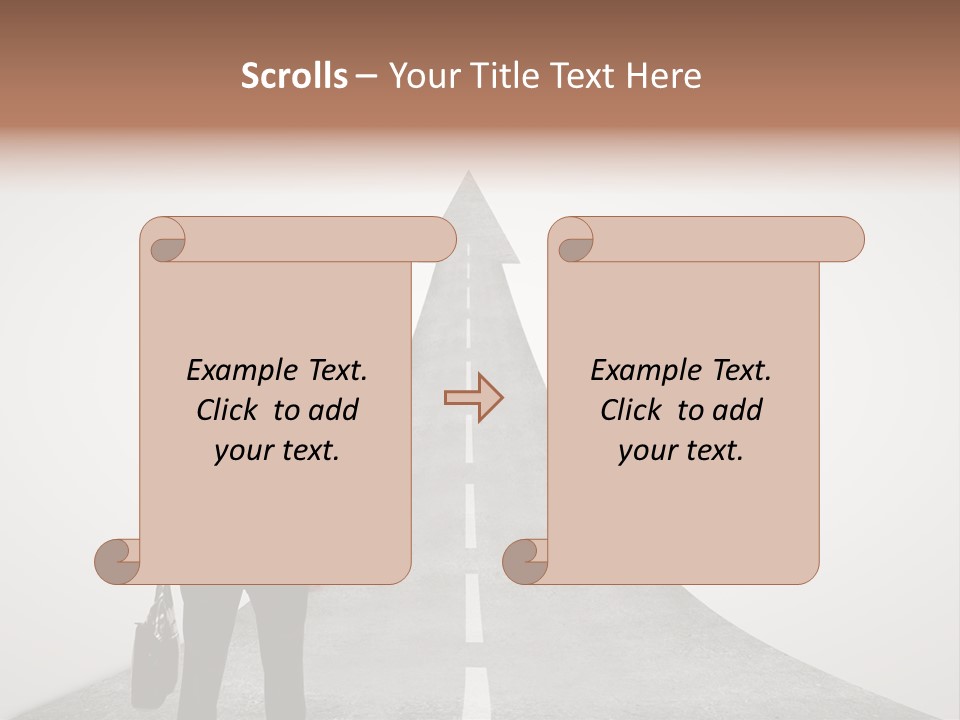 Counsel Salesperson Isolated PowerPoint Template