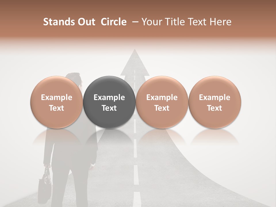 Counsel Salesperson Isolated PowerPoint Template