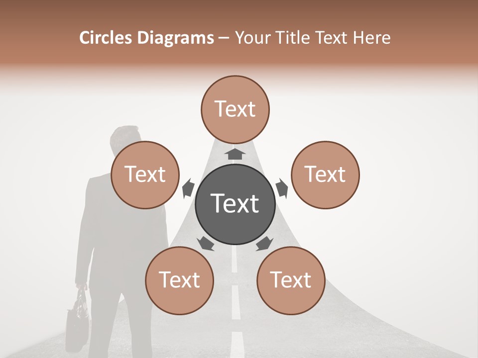 Counsel Salesperson Isolated PowerPoint Template