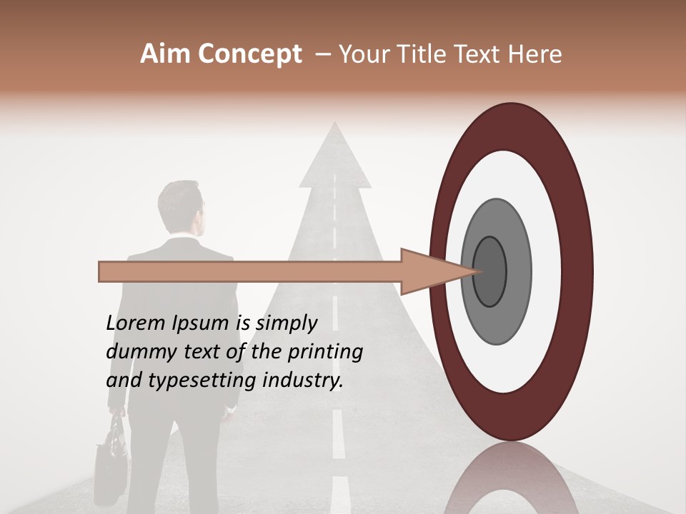 Counsel Salesperson Isolated PowerPoint Template