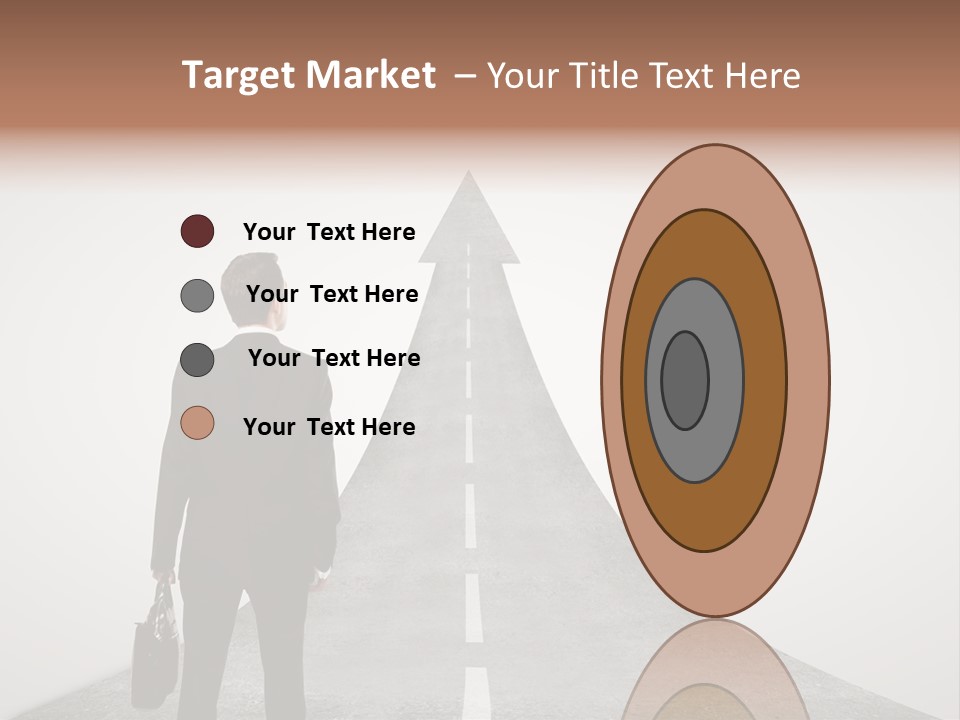 Counsel Salesperson Isolated PowerPoint Template