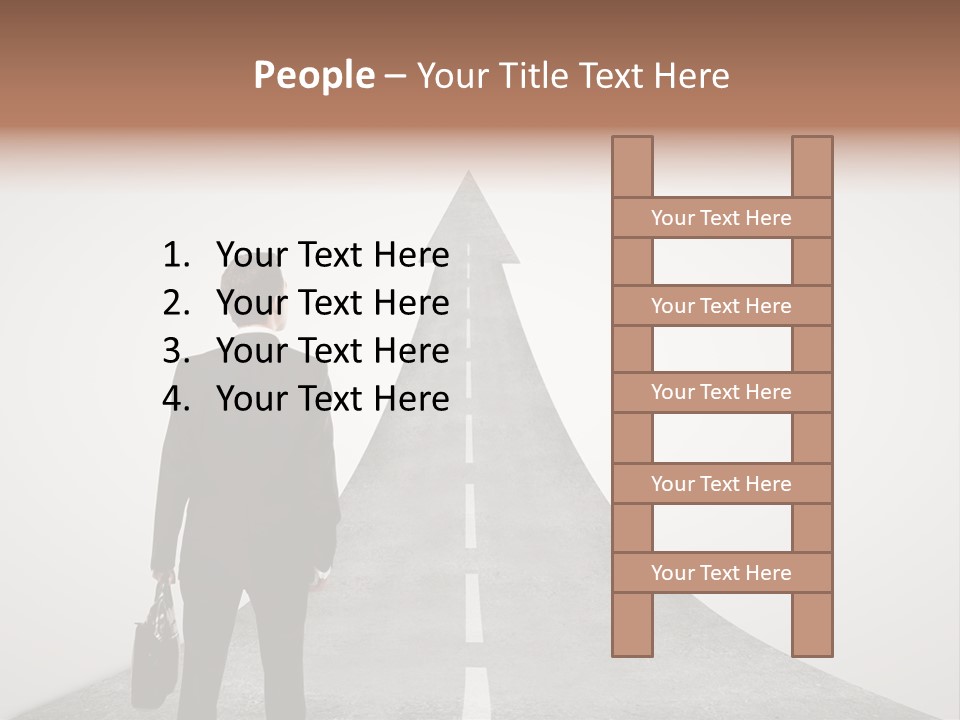 Counsel Salesperson Isolated PowerPoint Template