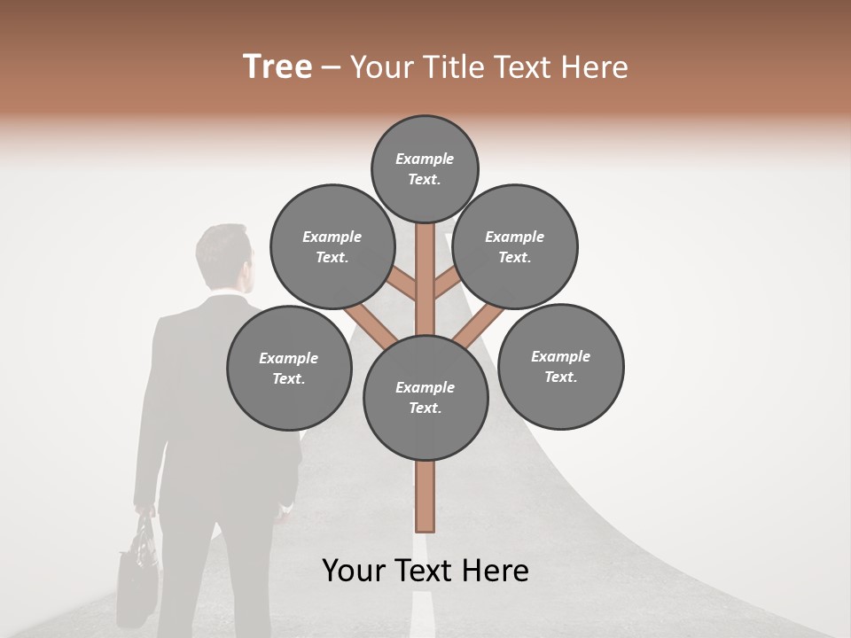 Counsel Salesperson Isolated PowerPoint Template