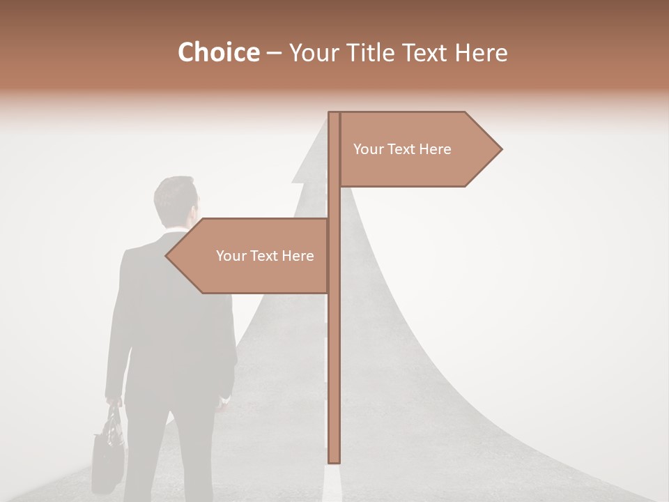 Counsel Salesperson Isolated PowerPoint Template