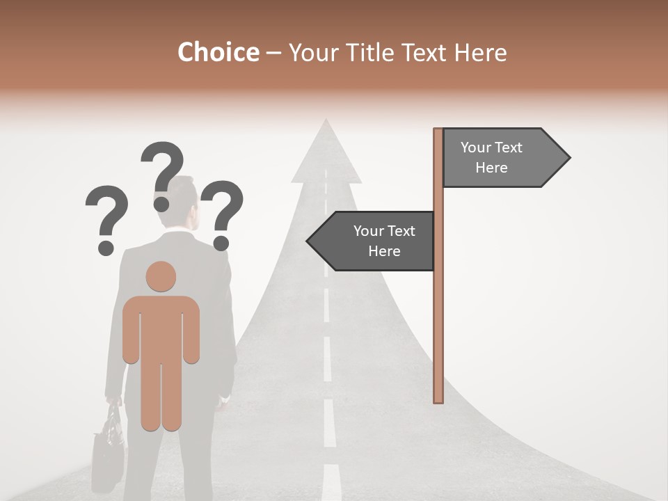 Counsel Salesperson Isolated PowerPoint Template