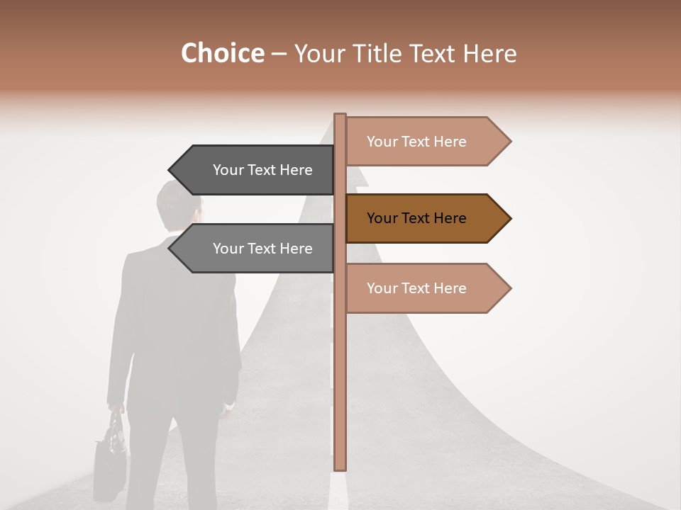 Counsel Salesperson Isolated PowerPoint Template