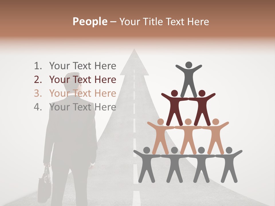 Counsel Salesperson Isolated PowerPoint Template