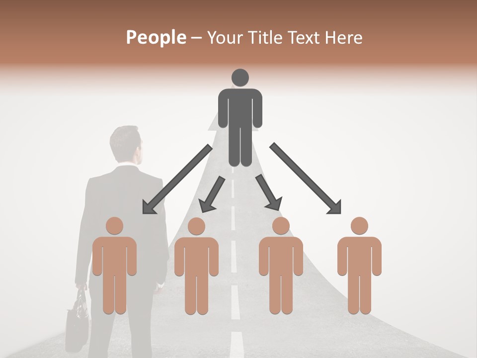 Counsel Salesperson Isolated PowerPoint Template