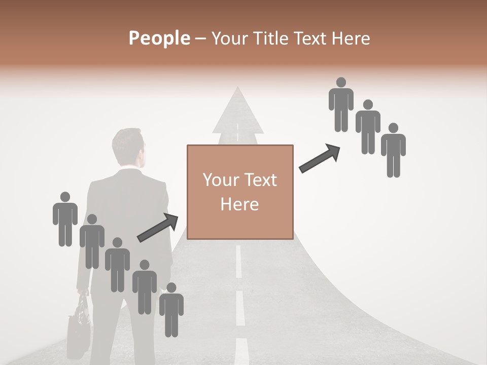 Counsel Salesperson Isolated PowerPoint Template