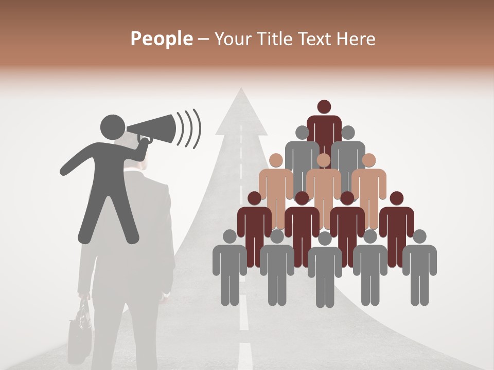 Counsel Salesperson Isolated PowerPoint Template