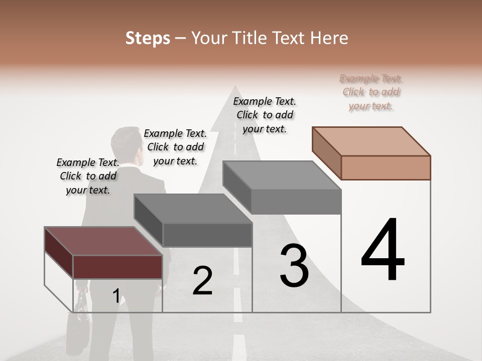 Counsel Salesperson Isolated PowerPoint Template