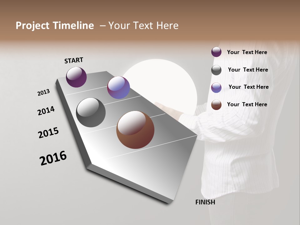 Conceptual World Save PowerPoint Template