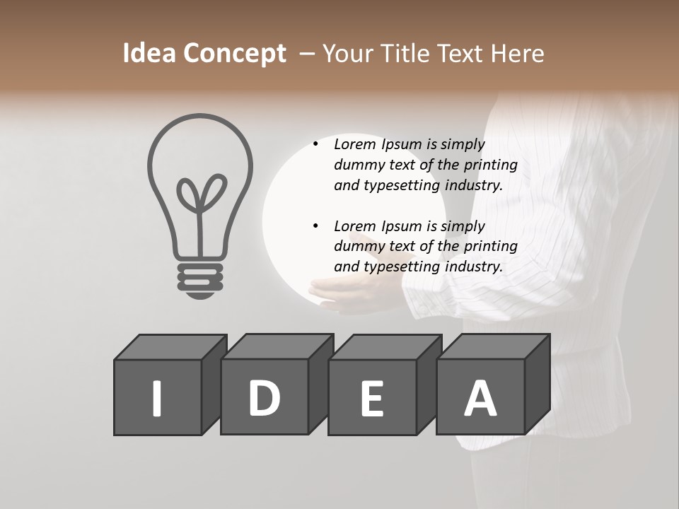Conceptual World Save PowerPoint Template