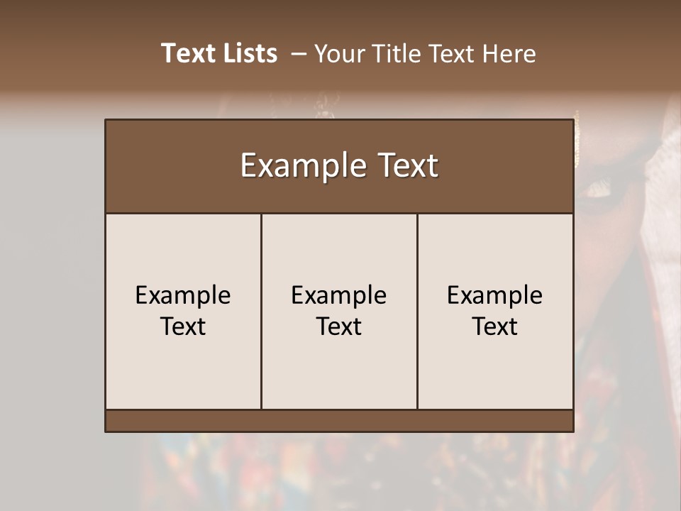 Rural Head Exotic PowerPoint Template