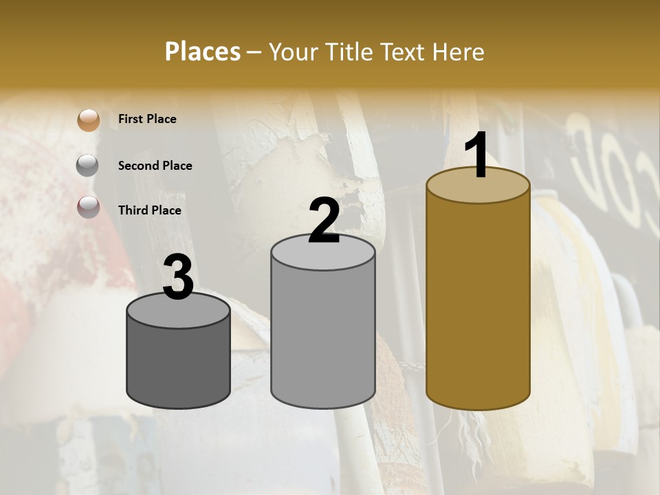 New England Cape Cod Lobster Pots PowerPoint Template