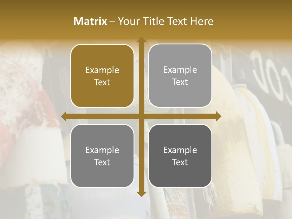 New England Cape Cod Lobster Pots PowerPoint Template