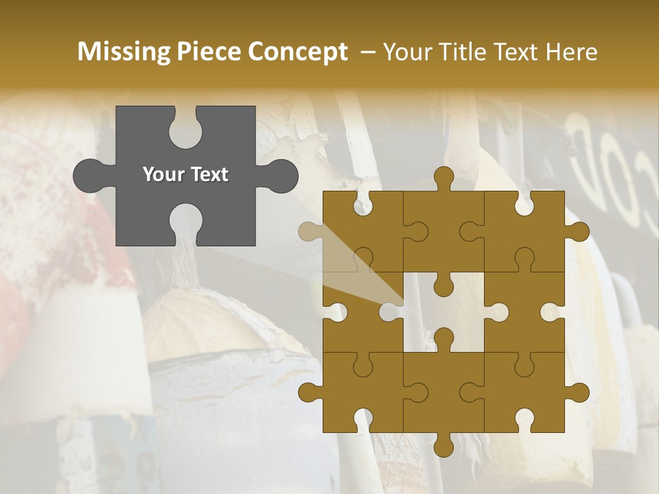 New England Cape Cod Lobster Pots PowerPoint Template