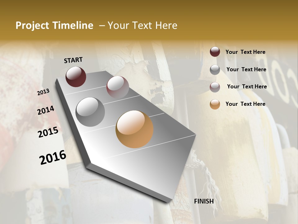 New England Cape Cod Lobster Pots PowerPoint Template