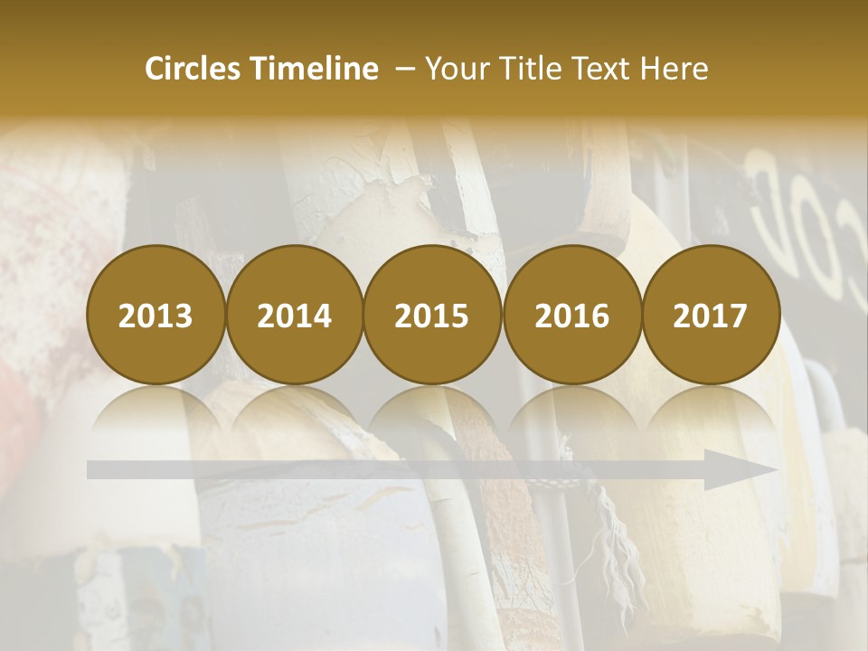 New England Cape Cod Lobster Pots PowerPoint Template