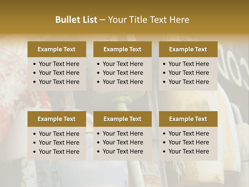 New England Cape Cod Lobster Pots PowerPoint Template