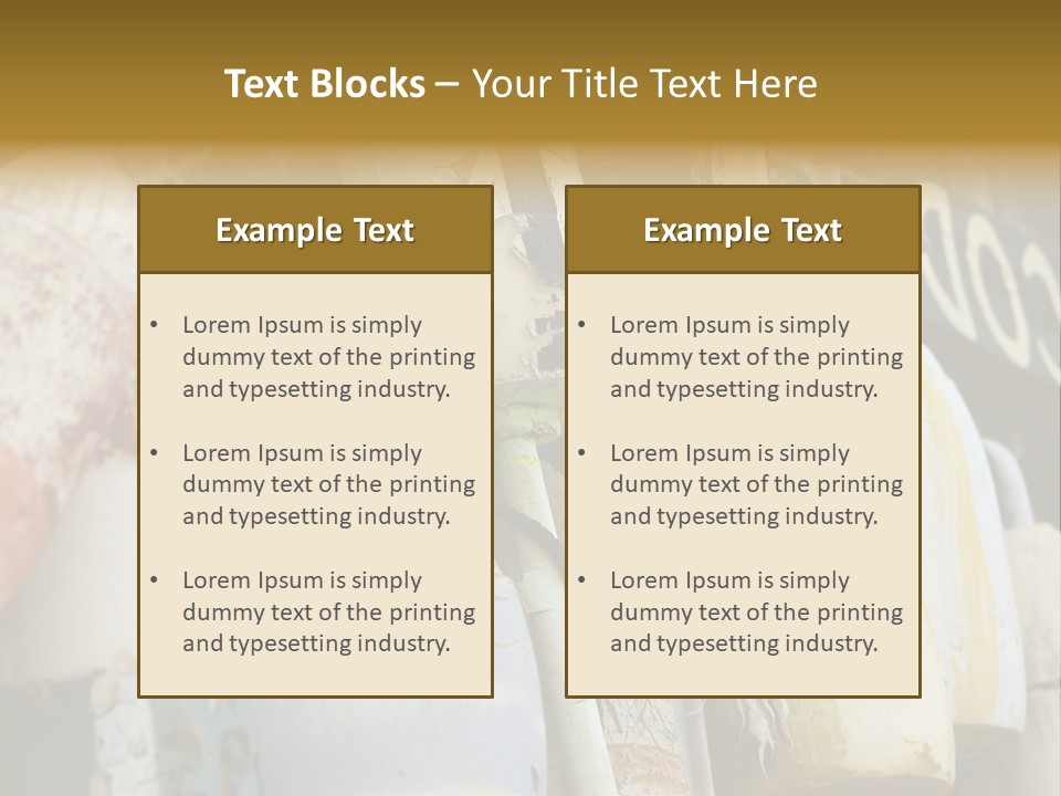 New England Cape Cod Lobster Pots PowerPoint Template