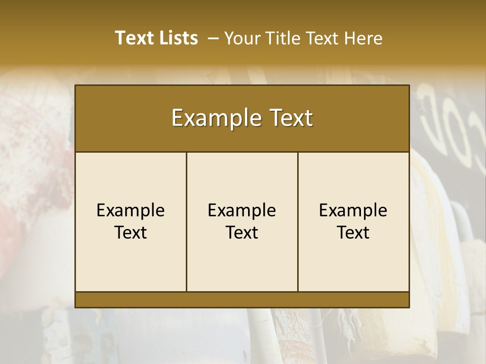 New England Cape Cod Lobster Pots PowerPoint Template