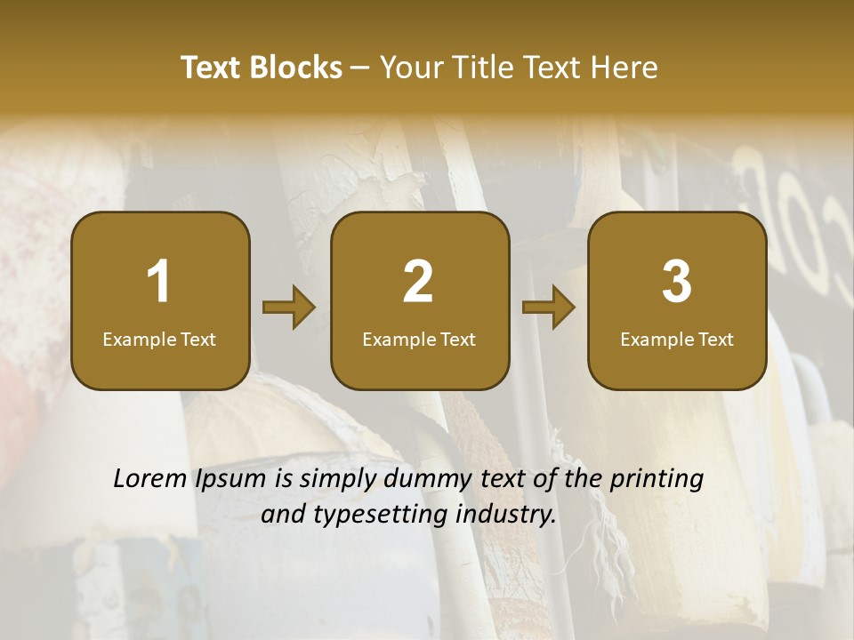 New England Cape Cod Lobster Pots PowerPoint Template