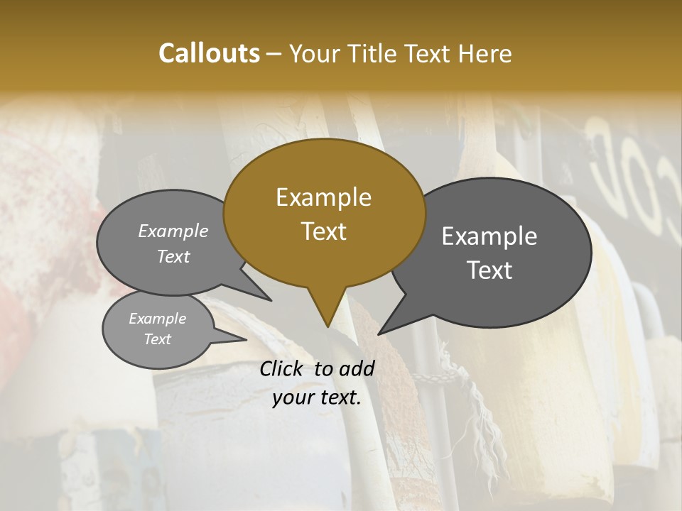 New England Cape Cod Lobster Pots PowerPoint Template