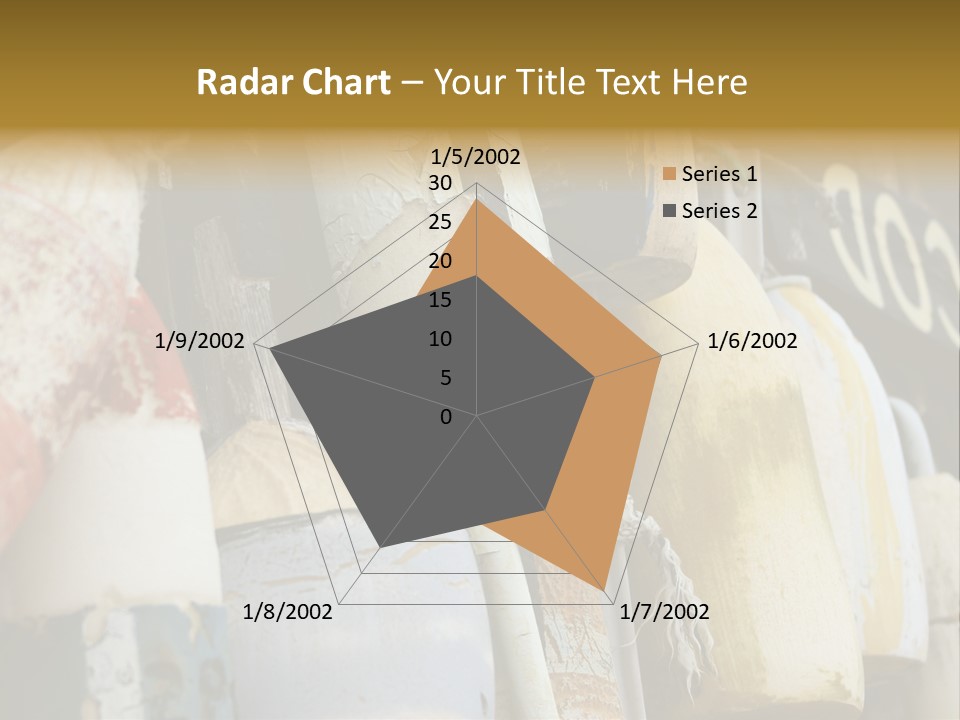 New England Cape Cod Lobster Pots PowerPoint Template