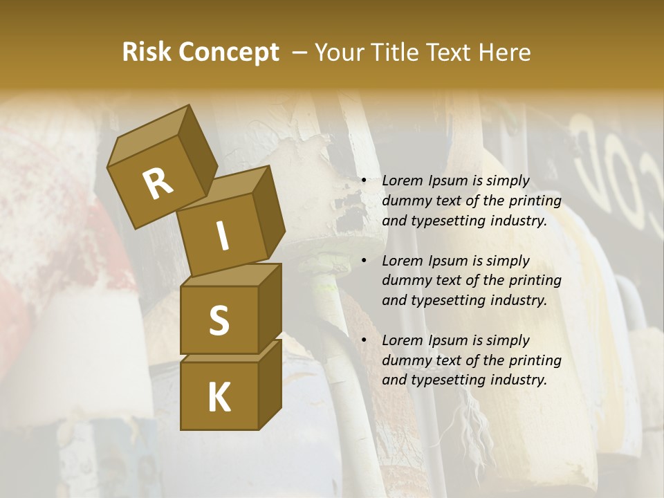 New England Cape Cod Lobster Pots PowerPoint Template