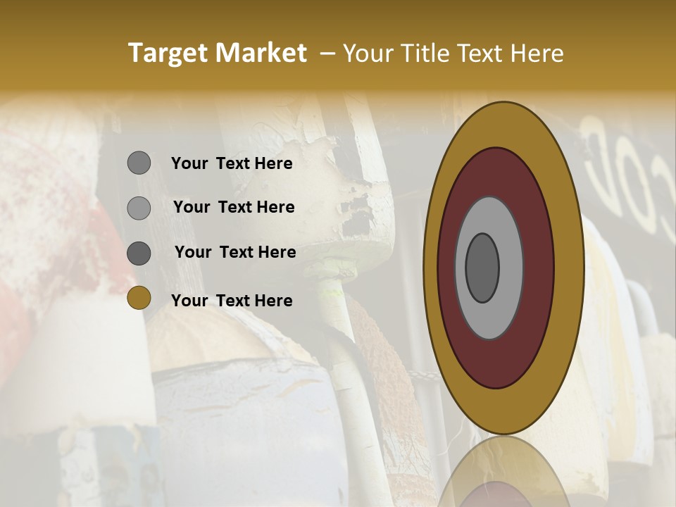 New England Cape Cod Lobster Pots PowerPoint Template