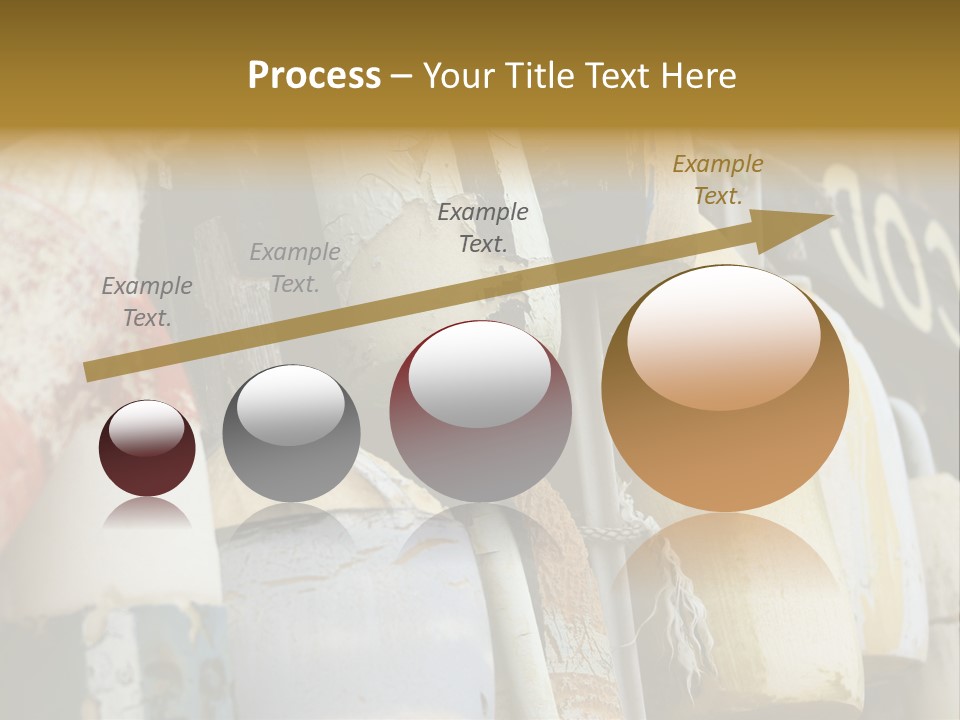 New England Cape Cod Lobster Pots PowerPoint Template