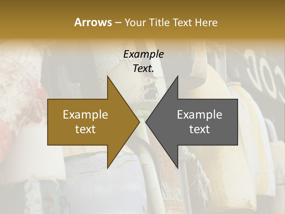 New England Cape Cod Lobster Pots PowerPoint Template