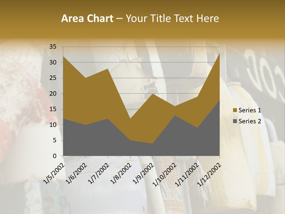 New England Cape Cod Lobster Pots PowerPoint Template