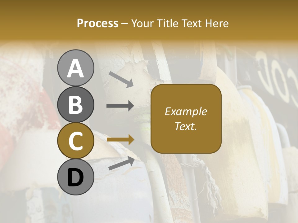 New England Cape Cod Lobster Pots PowerPoint Template