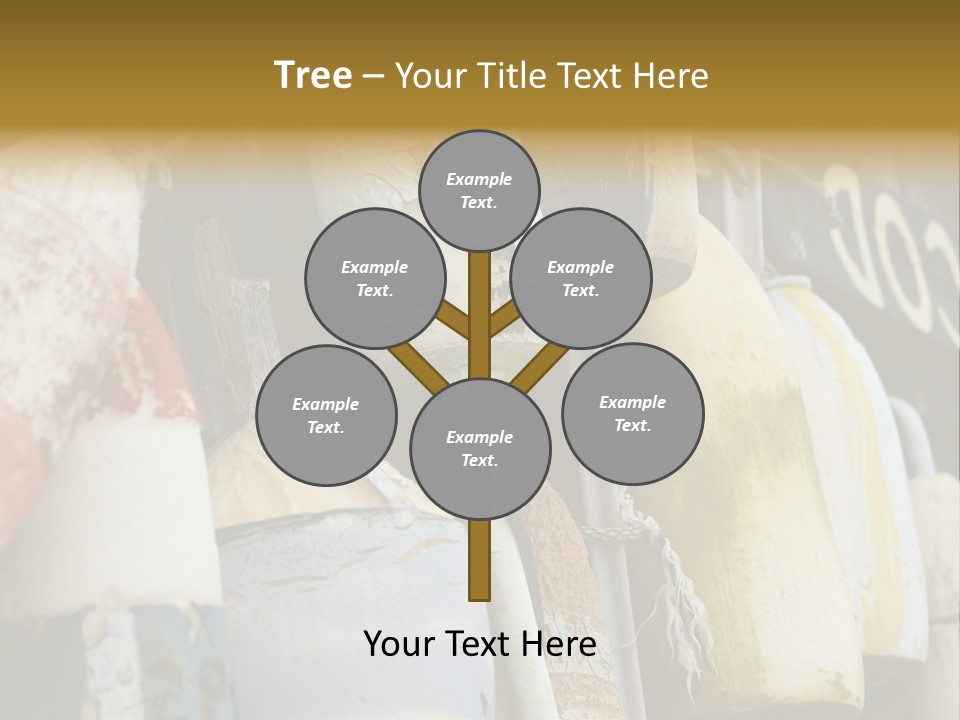 New England Cape Cod Lobster Pots PowerPoint Template