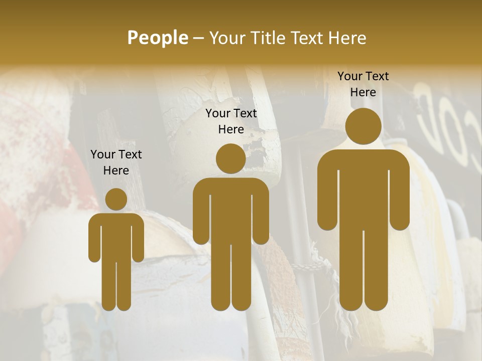 New England Cape Cod Lobster Pots PowerPoint Template