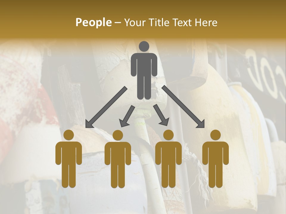 New England Cape Cod Lobster Pots PowerPoint Template