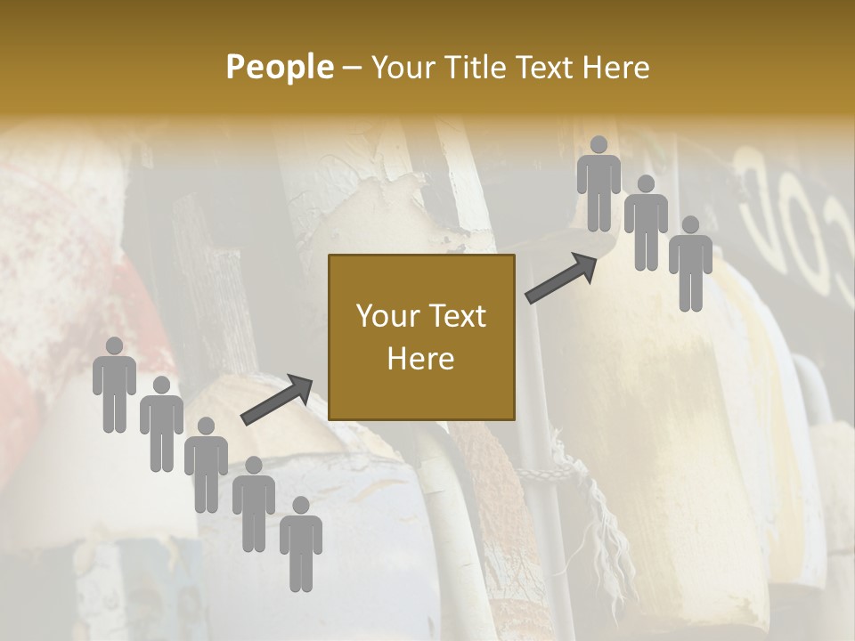 New England Cape Cod Lobster Pots PowerPoint Template