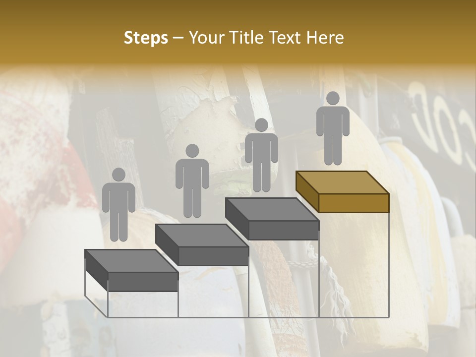 New England Cape Cod Lobster Pots PowerPoint Template