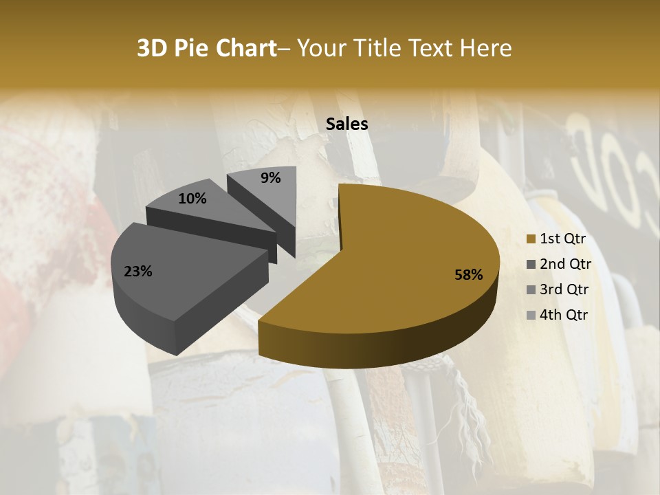 New England Cape Cod Lobster Pots PowerPoint Template