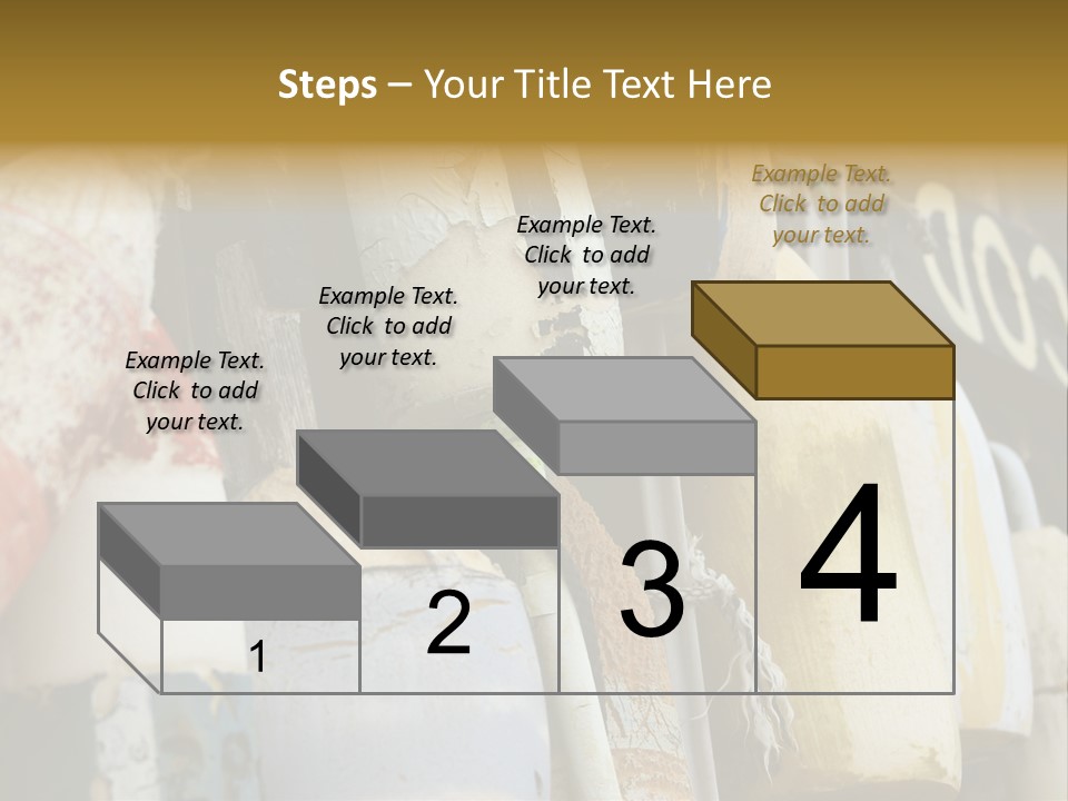 New England Cape Cod Lobster Pots PowerPoint Template