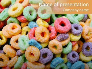 Meal Fruit Loops Carbohydrate PowerPoint Template