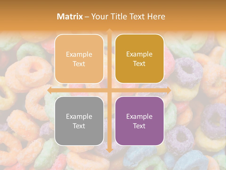 Meal Fruit Loops Carbohydrate PowerPoint Template