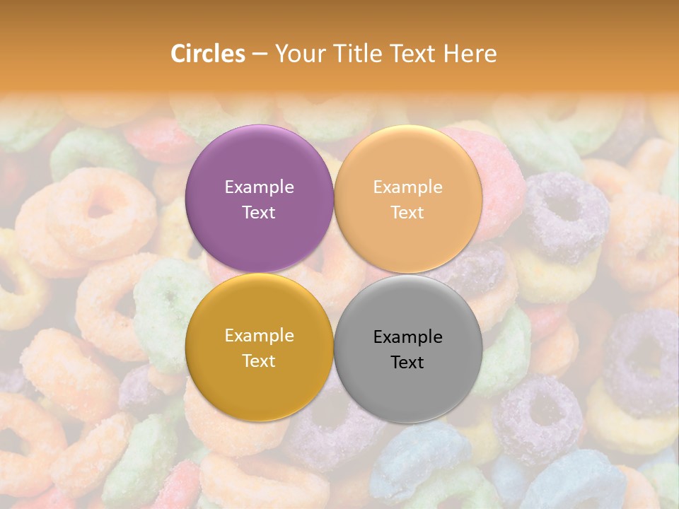 Meal Fruit Loops Carbohydrate PowerPoint Template