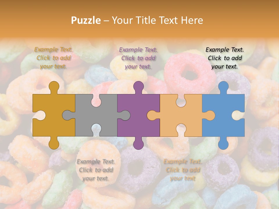 Meal Fruit Loops Carbohydrate PowerPoint Template