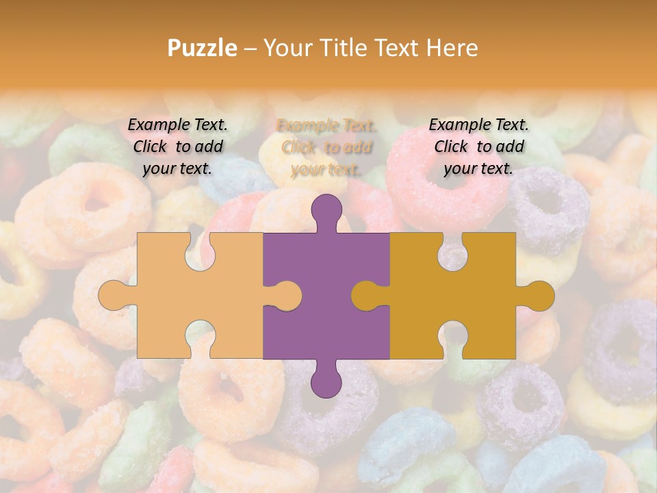 Meal Fruit Loops Carbohydrate PowerPoint Template