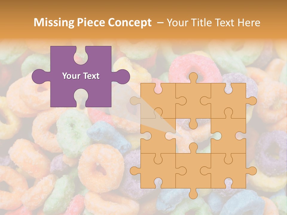 Meal Fruit Loops Carbohydrate PowerPoint Template
