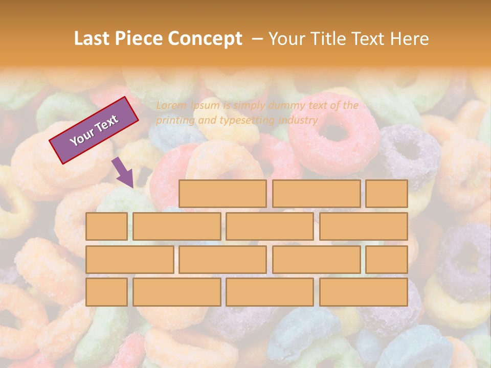 Meal Fruit Loops Carbohydrate PowerPoint Template